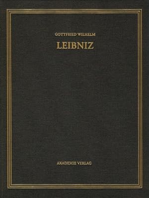 Bild des Verkufers fr Gottfried Wilhelm Leibniz. Smtliche Schriften und Briefe: April - Dezember 1702: 21. Band zum Verkauf von primatexxt Buchversand