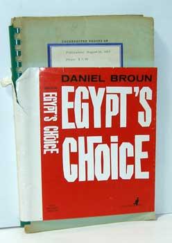 Egypt's Choice.