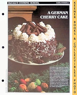 McCall's Cooking School Recipe Card: Cakes, Cookies 41 - Black Forest Cake : Replacement McCall's...