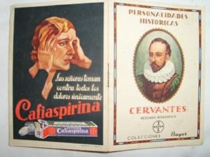 Publicidad - Advertising : PERSONALIDADES HISTÓRICAS - CERVANTES - Cafiaspirina Bayer