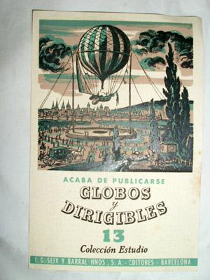 Publicidad - Advertising : GLOBOS Y DIRIGIBLES - Colección Estudio 13