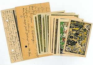 Bild des Verkufers fr Eigenh. Postkarte mit U. ("Lns"). zum Verkauf von Antiquariat INLIBRIS Gilhofer Nfg. GmbH