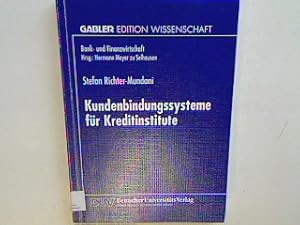 Bild des Verkufers fr Kundenbindungssysteme fr Kreditinstitute : der Zusammenhang von Kundenorientierung, Dienstleistungsqualitt und Beschwerdemanagement. Edition Wissenschaft : Bank- und Finanzwirtschaft; zum Verkauf von books4less (Versandantiquariat Petra Gros GmbH & Co. KG)