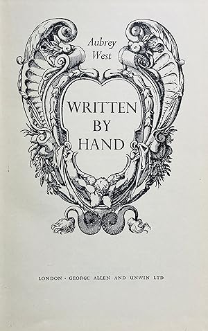 Seller image for Written by hand. 2nd impression. for sale by Jack Baldwin Rare Books