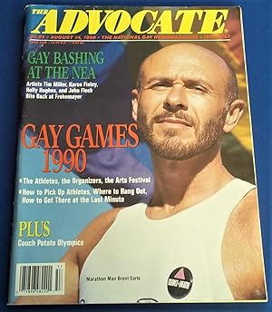 Seller image for The Advocate (Issue No. 557, August 14, 1990): The National Gay Newsmagazine Magazine (Cover Story Gay Games 1990, With Cover Photo of Brent Earle) for sale by Bloomsbury Books
