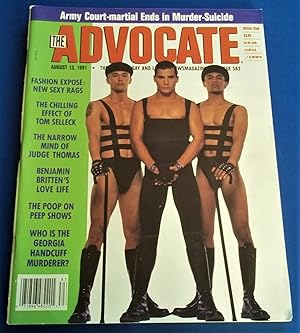 Seller image for The Advocate (Issue No. 583, August 13, 1991): The National Gay and Lesbian Newsmagazine Magazine (Cover Story: Fashion Expose - New Sexy Rags) for sale by Bloomsbury Books