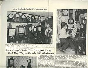 Amos Averys' Clocks Tick Off 4,800 Hours Each Day: They've Exactly 200 Old-Timers.