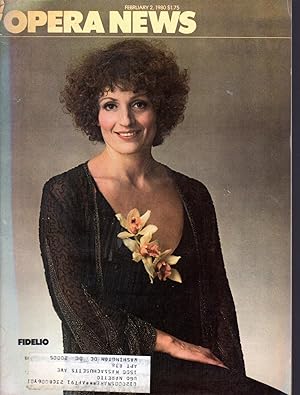 Imagen del vendedor de Opera News: Volume 44, No. 12; February 2, 1980 a la venta por Dorley House Books, Inc.