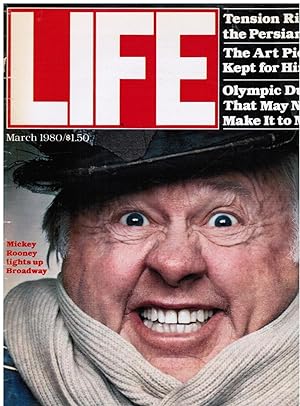 Life Magazine March 1980 - Mickey Rooney, Cover