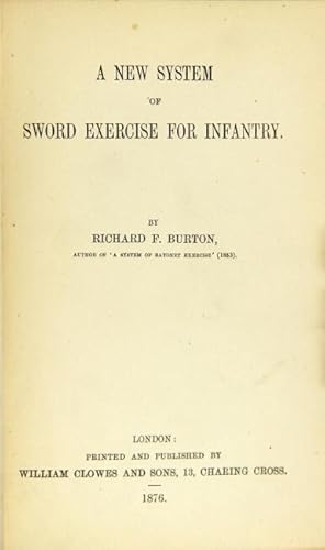 A new system of sword exercise for infantry