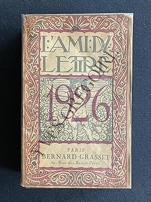 Imagen del vendedor de L'AMI DU LETTRE ANNEE LITTERAIRE ET ARTISTIQUE POUR 1926 a la venta por Yves Grgoire