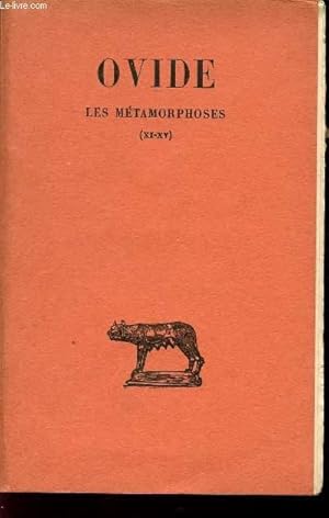 Bild des Verkufers fr OVIDE / LES METAMORPHOSES / TOME III (XI - XV) / COLLECTION DES UNIVERSITES DE FRANCE / TROISIEME EDITION. zum Verkauf von Le-Livre