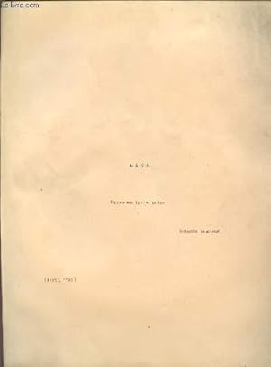 Seller image for ELOA / DRAME EN TROIS ACTES for sale by Le-Livre