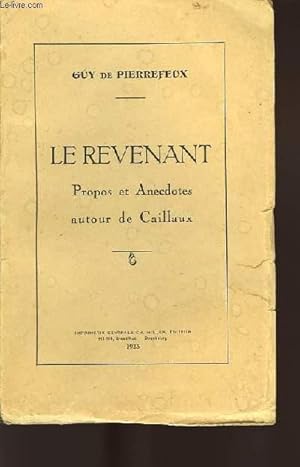 Seller image for LE REVENANT for sale by Le-Livre