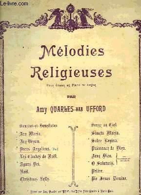 Bild des Verkufers fr MELODIES RELIGIEUSES zum Verkauf von Le-Livre