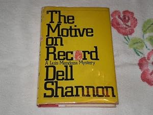 Seller image for The Motive On Record for sale by SkylarkerBooks