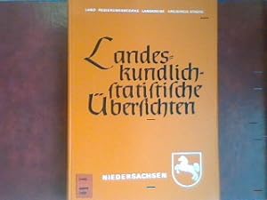 Bild des Verkufers fr Landeskundlich-statistische bersichten - Niedersachsen zum Verkauf von books4less (Versandantiquariat Petra Gros GmbH & Co. KG)