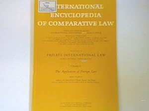 Image du vendeur pour The Application of Foreign Law - International Encyclopedia of Comparative Law - Volume III - Private International Law - Chapter 14 mis en vente par books4less (Versandantiquariat Petra Gros GmbH & Co. KG)