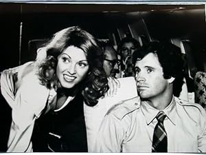 Très belle photographie de presse : " Y a t-il un pilote dans l'avion ? 16-07-1986.