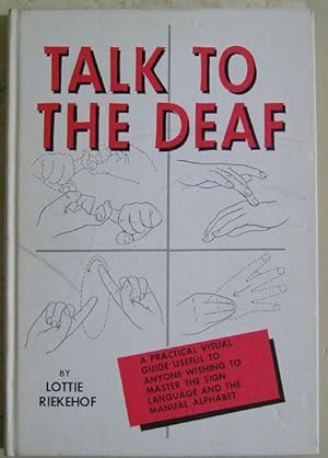 Imagen del vendedor de Talk to the Deaf a la venta por Wordbank Books