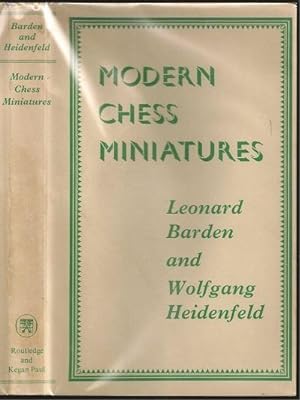 Immagine del venditore per Modern Chess Miniatures venduto da The Book Collector, Inc. ABAA, ILAB