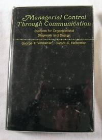 Seller image for Managerial Control Through Communication: Systems for Organizational Diagnosis and Design for sale by Resource Books, LLC