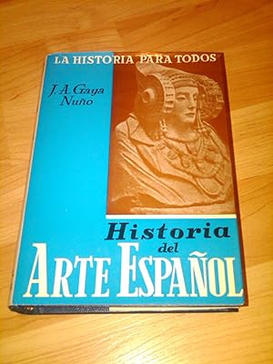 Imagen del vendedor de Historia del Arte Espanol a la venta por H&G Antiquarian Books