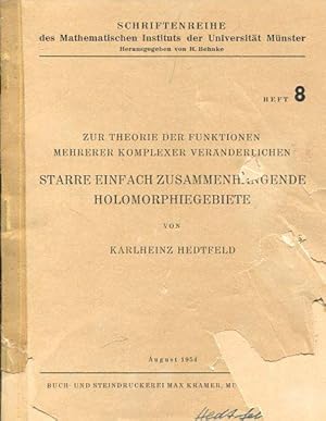 Zur Theorie der Funktionen mehrerer komplexer Veränderlichern. Starre einfach zusammenhängende Ho...