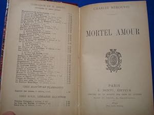 Seller image for Mortel Amour for sale by Emmanuelle Morin