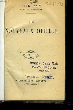 Image du vendeur pour LES NOUVEAUX OBERLE mis en vente par Le-Livre