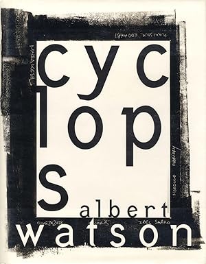 Seller image for Albert Watson: Cyclops [SIGNED] for sale by Vincent Borrelli, Bookseller