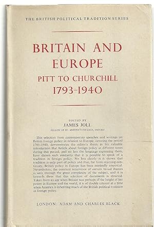 Britain and Europe Pitt to Churchill 1793-1940