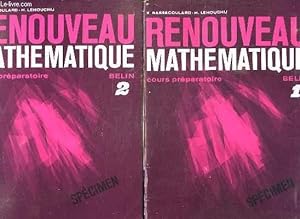 Seller image for 2 TOMES. RENOUVEAU MATHEMATIQUE. COURS PREPARATOIRE 1 ET 2. for sale by Le-Livre