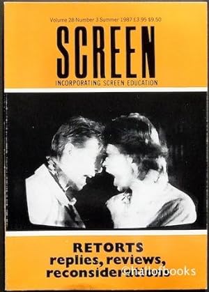 Seller image for Screen Incorporating Screen Education. Retorts: replies, reviews, reconsiderations. Volume 28, Number 3, Summer 1987 for sale by Hall of Books