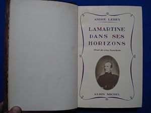 Lamartine dans ses horizons