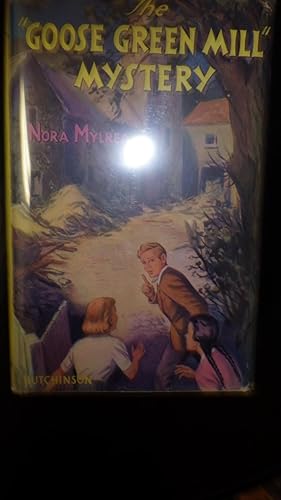Imagen del vendedor de The Goose Green Mill Mystery, in RARE Color Dustjacket of Boy & 2 Girls on Road Approaching Mill Sneaking Into the Courtyard of an Old building), Carol and Sam Do Some Dangerous Detective Work at the Mill Whilst on Holiday After Mysterious Happenings Occ a la venta por Bluff Park Rare Books
