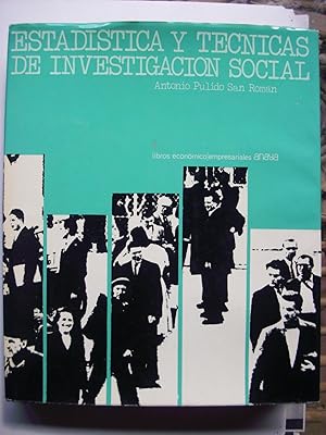Bild des Verkufers fr Estadstica y tcnicas de investigacin social zum Verkauf von Perolibros S.L.
