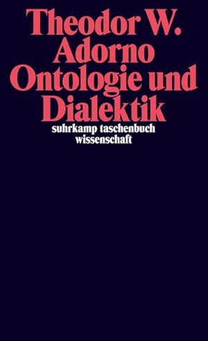 Bild des Verkufers fr Ontologie und Dialektik : 1960/61 zum Verkauf von AHA-BUCH GmbH