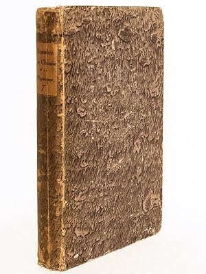 Annales de Chimie et de Physique. Année 1817 - Volume IV - Tome Septième [ Tome 7 - Tome VII ] : ...