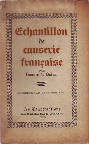 Echantillon de causerie française