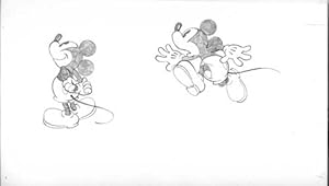 Bild des Verkufers fr Mike Royer Mickey Mouse Running Original Art zum Verkauf von Parigi Books, Vintage and Rare