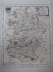 A new map of Bedfordshire drawn from the latest Authorities