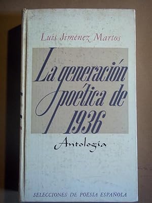 Seller image for LA GENERACIN POTICA DE 1936. for sale by Carmichael Alonso Libros
