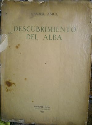 Bild des Verkufers fr Descubrimiento del alba zum Verkauf von Librera Monte Sarmiento