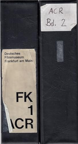 Ariel-Cinematographica-Register, Bd. 1 [Grundwerk] u. Bd. 2 [ACR 289-564] ; [2 Bde.] / [Photos: P...