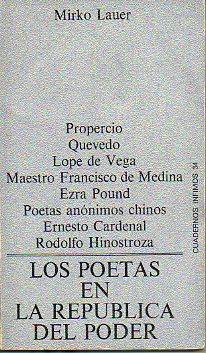 Imagen del vendedor de LOS POETAS EN LA REPBLICA DEL PODER. 1 edicin. a la venta por angeles sancha libros