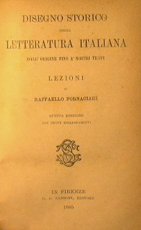 Disegno storico della letteratura italiana dall'origine fino a' nostri tempi