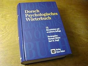 dorsch lexikon psychologie - ZVAB