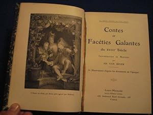 Contes et facéties galantes du XVIIIe siècle du Comte de Caylus de l'abbé de Voisenon François-An...