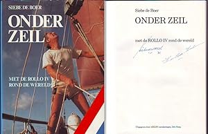 ONDER ZEIL, met de ROLLO IV rond de wereld (signed)